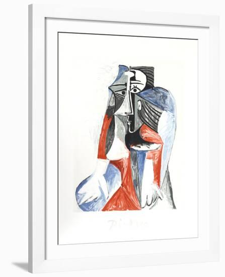 Femme Assise-Pablo Picasso-Framed Collectable Print