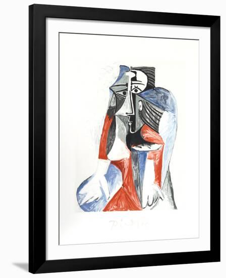 Femme Assise-Pablo Picasso-Framed Collectable Print