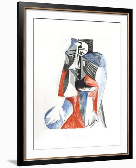 Femme Assise-Pablo Picasso-Framed Collectable Print