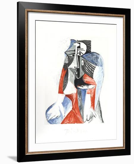 Femme Assise-Pablo Picasso-Framed Collectable Print