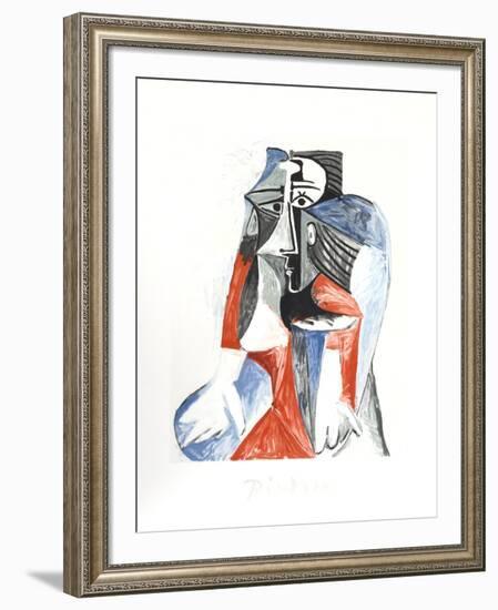 Femme Assise-Pablo Picasso-Framed Collectable Print