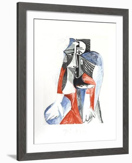 Femme Assise-Pablo Picasso-Framed Collectable Print