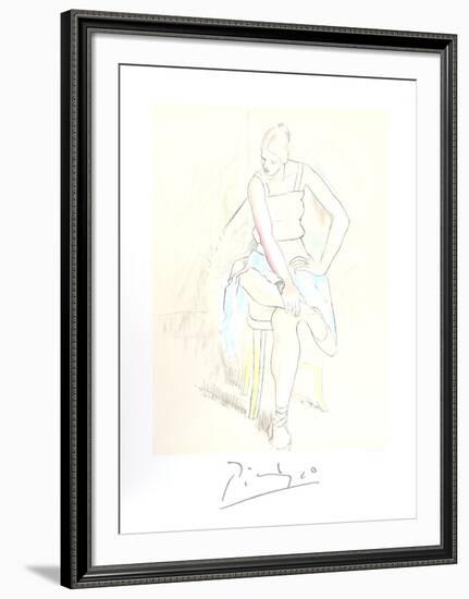 Femme Assise-Pablo Picasso-Framed Collectable Print