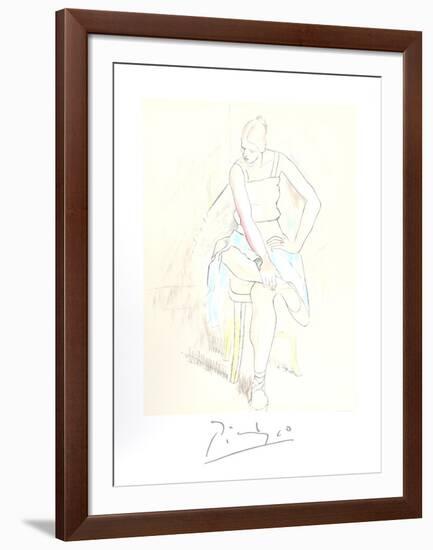 Femme Assise-Pablo Picasso-Framed Collectable Print