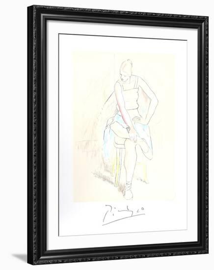 Femme Assise-Pablo Picasso-Framed Collectable Print