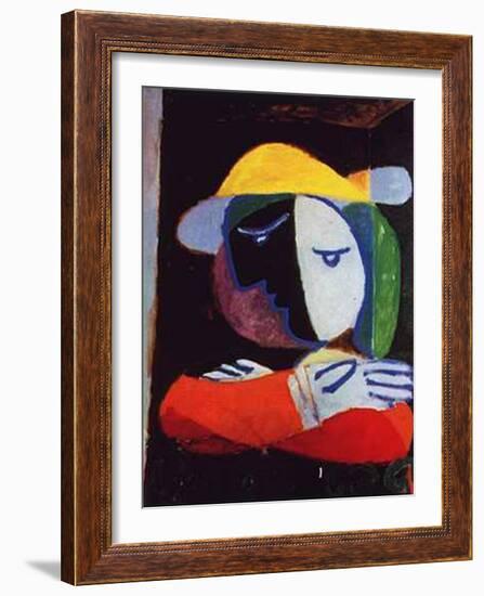 Femme au Balcon, c.1937-Pablo Picasso-Framed Art Print