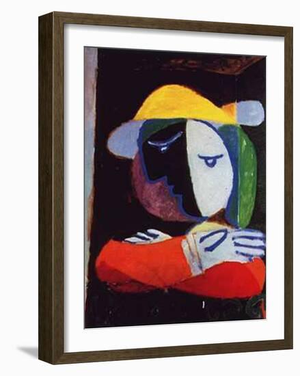 Femme au Balcon, c.1937-Pablo Picasso-Framed Art Print