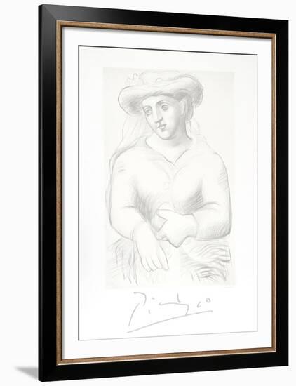 Femme au Chapeau et au Missel-Pablo Picasso-Framed Collectable Print