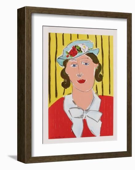 Femme au Chapeau-Henri Matisse-Framed Premium Edition