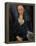 Femme au col blanc-Amedeo Modigliani-Framed Premier Image Canvas