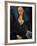 Femme au col blanc-Amedeo Modigliani-Framed Giclee Print