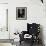 Femme au col blanc-Amedeo Modigliani-Framed Giclee Print displayed on a wall