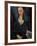 Femme au col blanc-Amedeo Modigliani-Framed Giclee Print