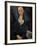 Femme au col blanc-Amedeo Modigliani-Framed Giclee Print