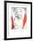 Femme au fauteuil rouge-Pablo Picasso-Framed Collectable Print