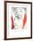 Femme au fauteuil rouge-Pablo Picasso-Framed Collectable Print