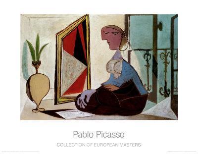 Femme au Miroir' Art Print - Pablo Picasso | Art.com