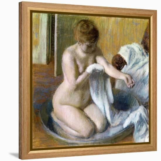 Femme Au Tub, Ca. 1883-Edgar Degas-Framed Premier Image Canvas