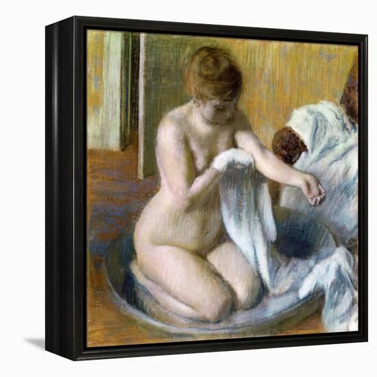 Femme Au Tub, Ca. 1883-Edgar Degas-Framed Premier Image Canvas