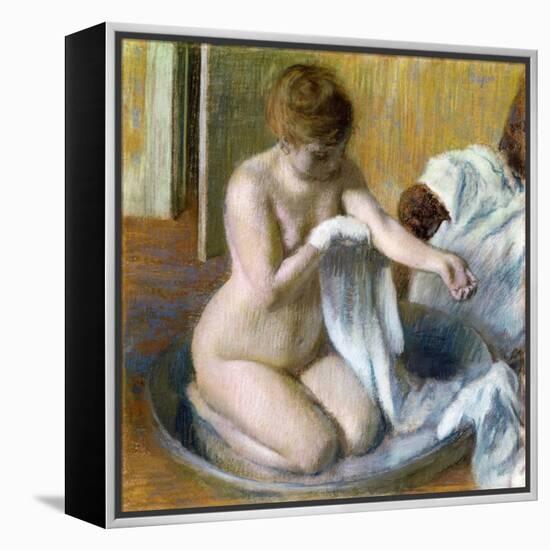 Femme Au Tub, Ca. 1883-Edgar Degas-Framed Premier Image Canvas