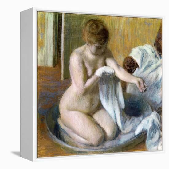 Femme Au Tub, Ca. 1883-Edgar Degas-Framed Premier Image Canvas