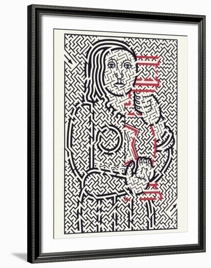 Femme au Vase de Leger-France De Ranchin-Framed Limited Edition