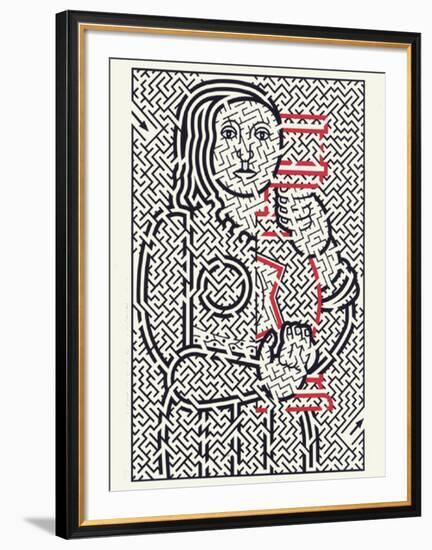 Femme au Vase de Leger-France De Ranchin-Framed Limited Edition