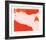 Femme Aux Cheveaux Rouge II-Daniel Riberzani-Framed Serigraph