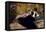 Femme aux éventails-Edouard Manet-Framed Premier Image Canvas