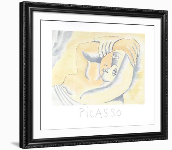 Femme Couchee-Pablo Picasso-Framed Collectable Print