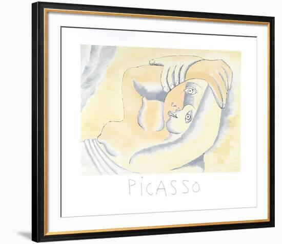 Femme Couchee-Pablo Picasso-Framed Collectable Print