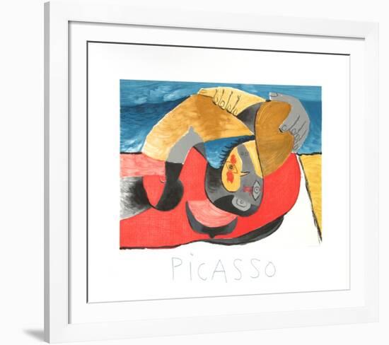 Femme Couchee-Pablo Picasso-Framed Collectable Print