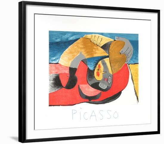 Femme Couchee-Pablo Picasso-Framed Collectable Print