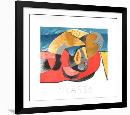 Femme Couchee-Pablo Picasso-Framed Collectable Print