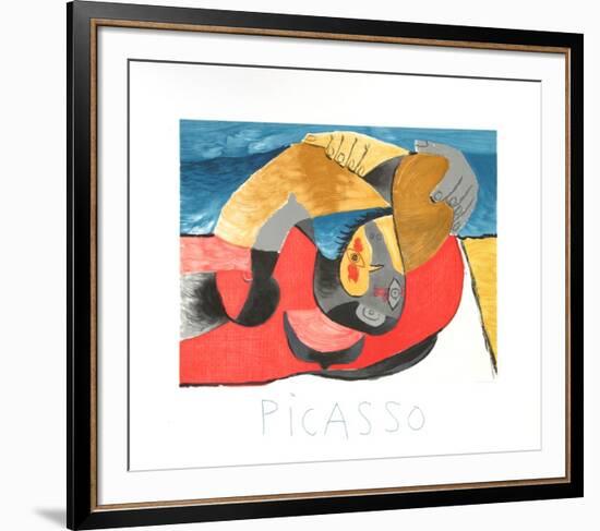 Femme Couchee-Pablo Picasso-Framed Collectable Print