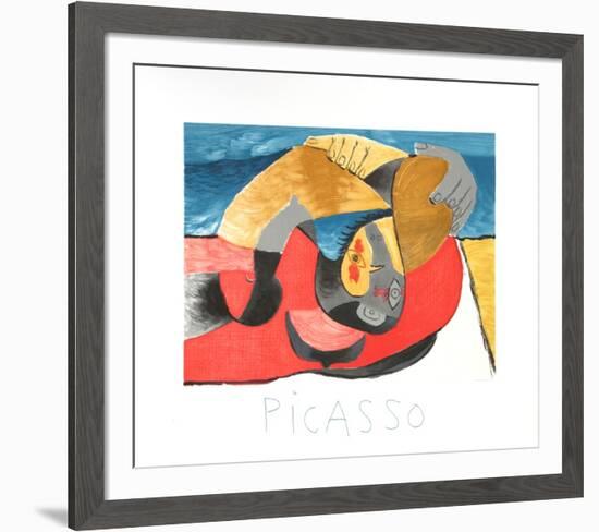 Femme Couchee-Pablo Picasso-Framed Collectable Print