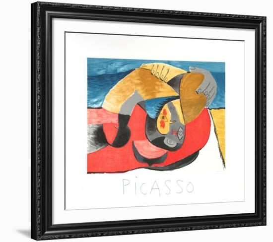 Femme Couchee-Pablo Picasso-Framed Collectable Print