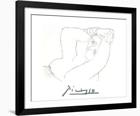 Femme Couchee-Pablo Picasso-Framed Collectable Print
