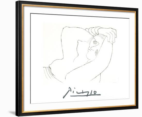 Femme Couchee-Pablo Picasso-Framed Collectable Print