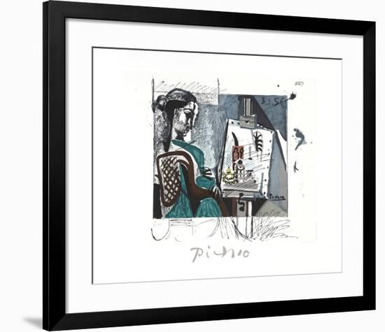 Femme Dans L'Atelier-Pablo Picasso-Framed Collectable Print