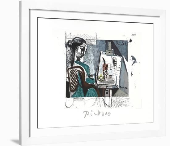 Femme Dans L'Atelier-Pablo Picasso-Framed Collectable Print