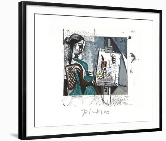Femme Dans L'Atelier-Pablo Picasso-Framed Collectable Print