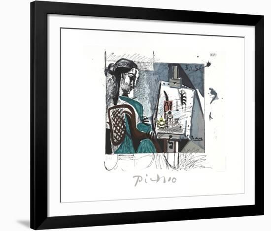 Femme Dans L'Atelier-Pablo Picasso-Framed Collectable Print