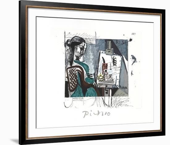 Femme Dans L'Atelier-Pablo Picasso-Framed Collectable Print