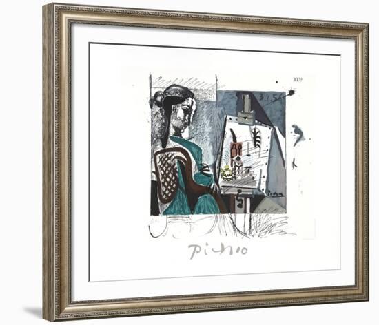 Femme Dans L'Atelier-Pablo Picasso-Framed Collectable Print