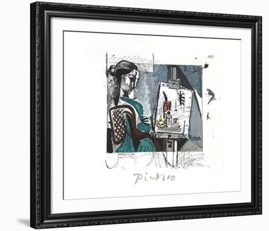 Femme Dans L'Atelier-Pablo Picasso-Framed Collectable Print