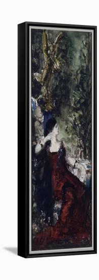 Femme dans un parc-Gustave Moreau-Framed Premier Image Canvas