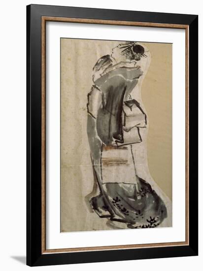 Femme de profil-Katsushika Hokusai-Framed Giclee Print