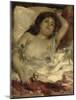 Femme demie-nue, couchée : la rose-Pierre-Auguste Renoir-Mounted Giclee Print