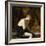 Femme drapée assise-Jean Jacques Henner-Framed Giclee Print